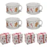 Temp-tations Set of (4) 25-oz Mug Meals w/ Lid-its & Gift Boxes