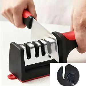 professional kitchen knife sharpener -- Mini portable knife sharpener, a magical tool for sharpening kitchen knives, lightweight and compact, suitable for outdoor picnics, a must-have kitchen sharpening accessory