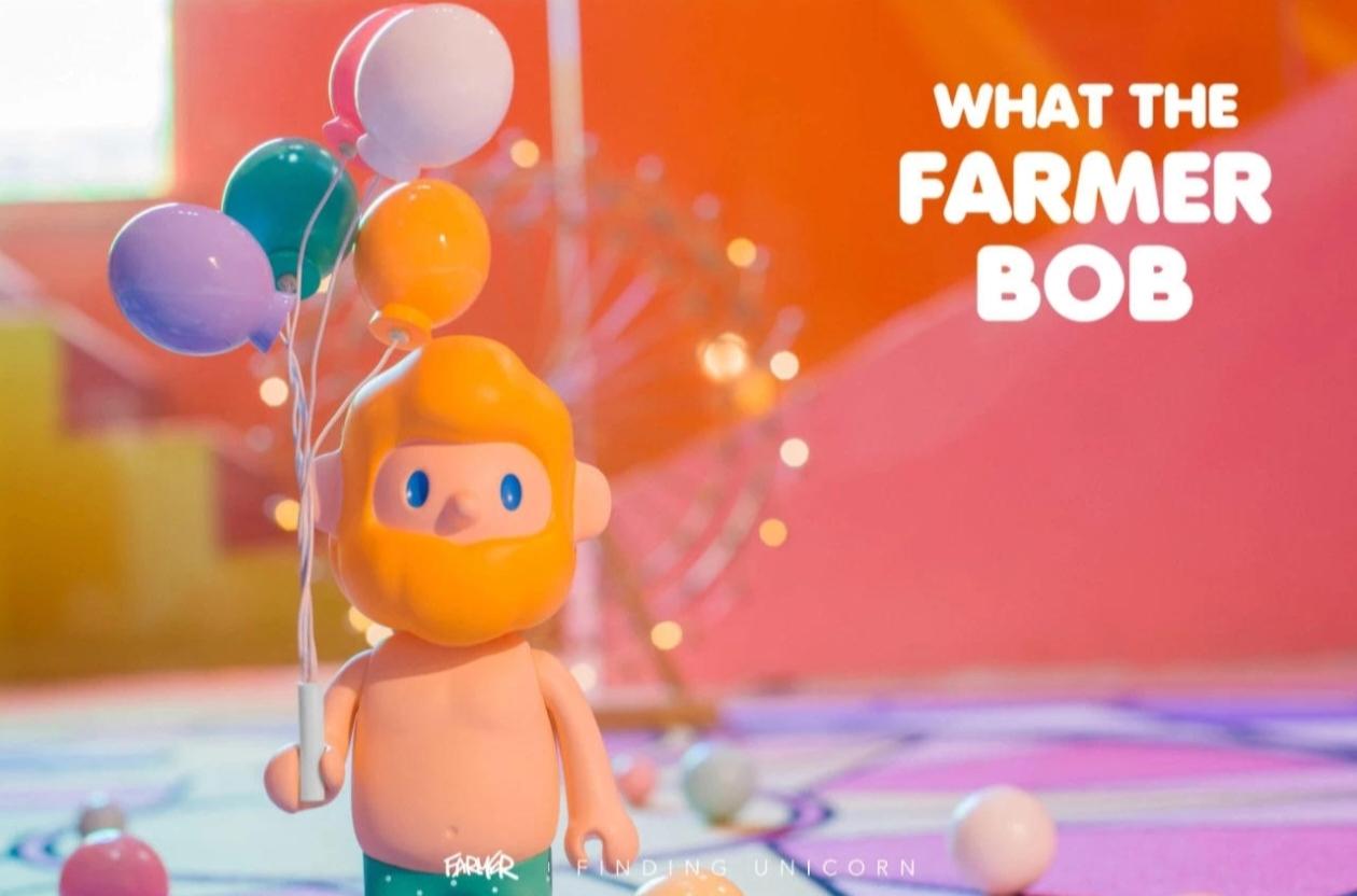 [FINDING UNICORN] 【Live Unboxing】200% FARMER BOB WHAT THE FARMER BOB Collection Figurine Toys for Modern Home Decor, Collectible Art Toy Cute Figures Desktop Ornament Collectible Toys Birthday Gifts