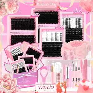 Individual False Eyelashes Kit, Mixed Length & Styles Natural Look Eyelash Extensions, Self Grafting Curvature Eyelashes, Eye Makeup Accessories, Cosmetic