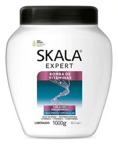 New Skala Expert Bomba de Vitaminas, SOS Fortalecimento dos Fios, Brazilian Hair Vitamin Treatment 35.2Oz