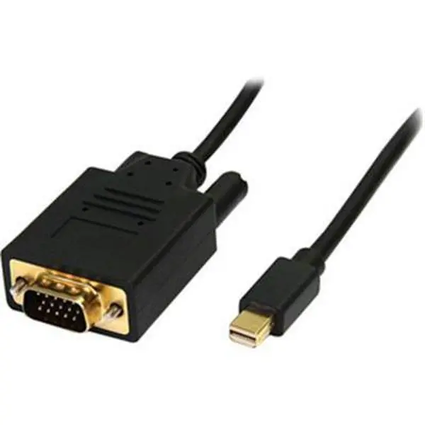 StarTech MDP2DVIMM6 Black Mini DisplayPort-to-DVI Male Connector Cable - 6 ft, 1 x DVI-D Male Digital Video for Monitor, PC Home Improvement Device Setup Accessory