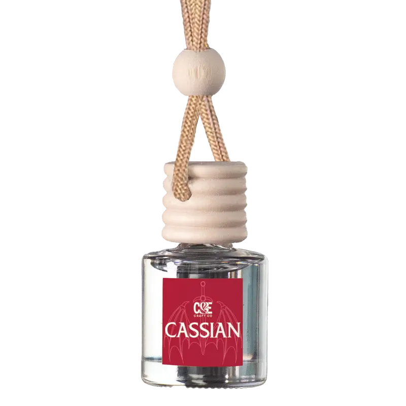 CANDECRAFTCO Official ACOTAR Car Diffuser Oil Clip - Fruity, Over 60 Days Long-Lasting Hang-On Accessory, Feyre™, Cassian, Night Court, Prythian Themed Decor for Car Interior Accessories Fans of A Court of Thorns and Roses