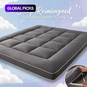 Ultra Soft Cloud Mattress Cover, Plush Comfortable Mattress Pad, Quilted Mattress Topper, High Elasticity Non-Slip Straps, Home Dorm Camping Universal, Hotel Quality, Sleep Reimagined #GLOBAL PICKS