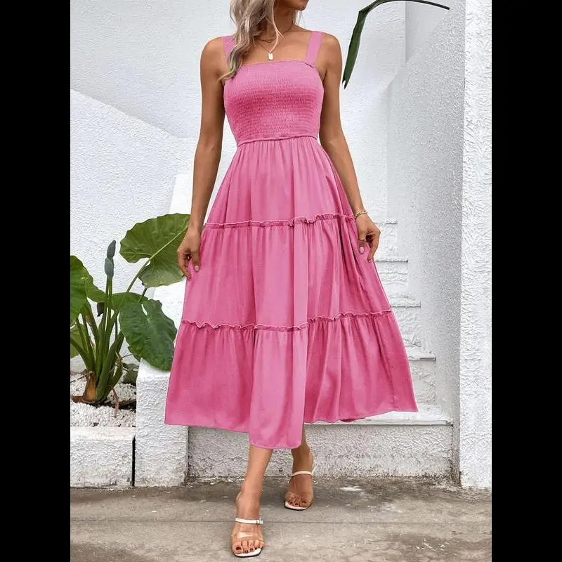 plus size summer beach wedding dresses Sea Level | Sunset Bandeau Dress Flame 
