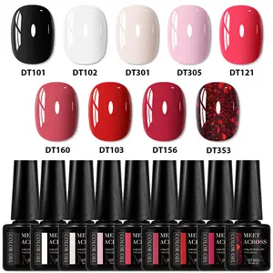9pcs Color Gel Nail Polish Set for All Season, Durable Anti Peeling Formula, Salon Grade Nails at Home, No Alcohol or Aerosol, Perfect Gift for Nail Manicure Lovers
