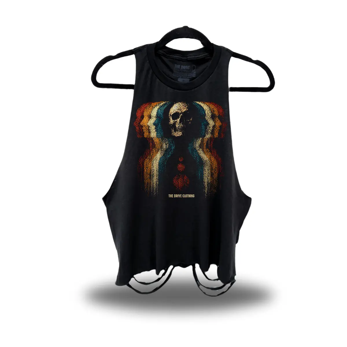 IDENTITY ROAD RASH CROP TANK TOP