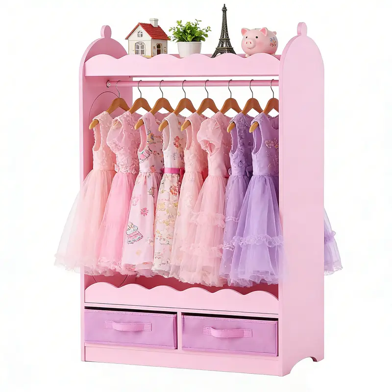 open lace back dress Teamson Kids - Little Princess Bella Dress Up Unit