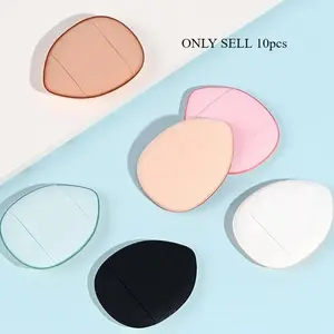 10 pieces/box mini finger powder puff liquid foundation small air cushion powder sponge face concealer BB cream makeup applicator makeup tools