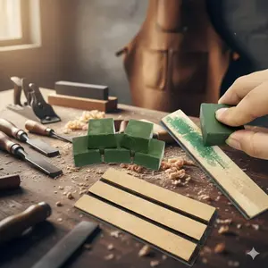 Professional Knife Sharpening Kit: Dual Leather Strop with Compound, Precision Manual Sharpener for Kitchen & Outdoor Tools, Anti-Rust Durable Maintenance Set, High-Efficiency Slip-Resistant Sharpening System