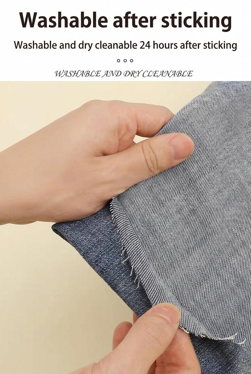 [Buy 1 Get 1 Free] Humwam No-Sew Hemming Tape – Iron-on Fabric Tape for Pants, 0.79 Inch Width, 1968 Inch Length