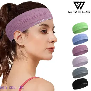 Breathable Sweat Absorbing Yoga Headband, 1 Count High Elasticity Hair Band for Women & Men, Sports Headband for Outdoor Cycling Running Fitness, Sweat Wicking Headband, Gym Headband