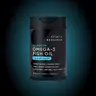 Sports Research Triple Strength Omega 3 Fish Oil - Burpless Fish Oil Supplement w/ EPA & DHA Fatty Acids from Wild Alaskan Pollock - 1250 mg, 90 ct