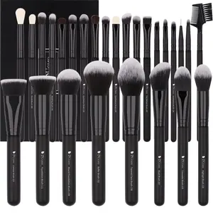 DUcare Professional Makeup Brushes Set 27count Makeup Brush Set Premium Synthetic Kabuki Foundation Blending Face Powder Blush Concealers Eye Shadows Brushes