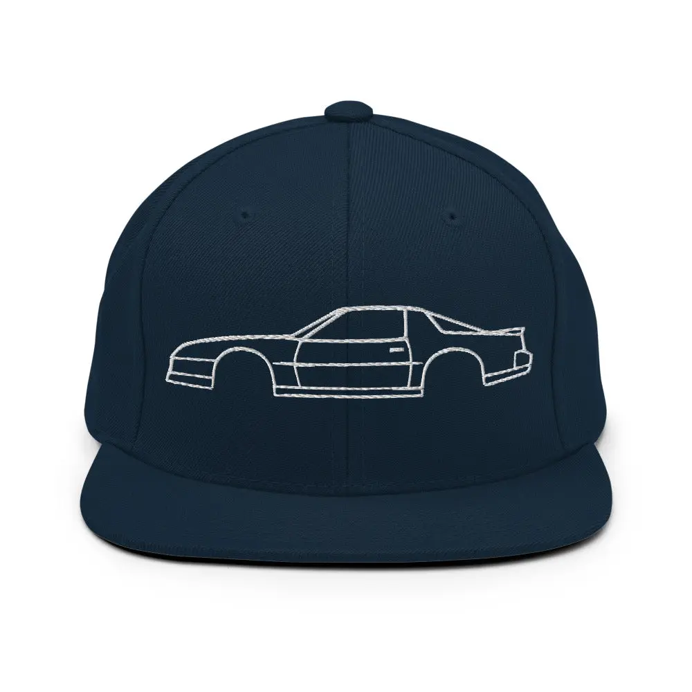 1980s 3rd Gen Camaro Outline Snapback Hat