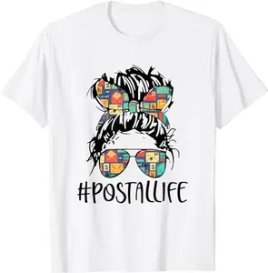 Postallife Mail Carrier Postal Worker Mailwoman Mother's Day T-Shirt