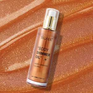 Ikzee Body Glitter Oil, Illuminating Body Glitter Glitter,Cosmetic(3.4 fl oz)