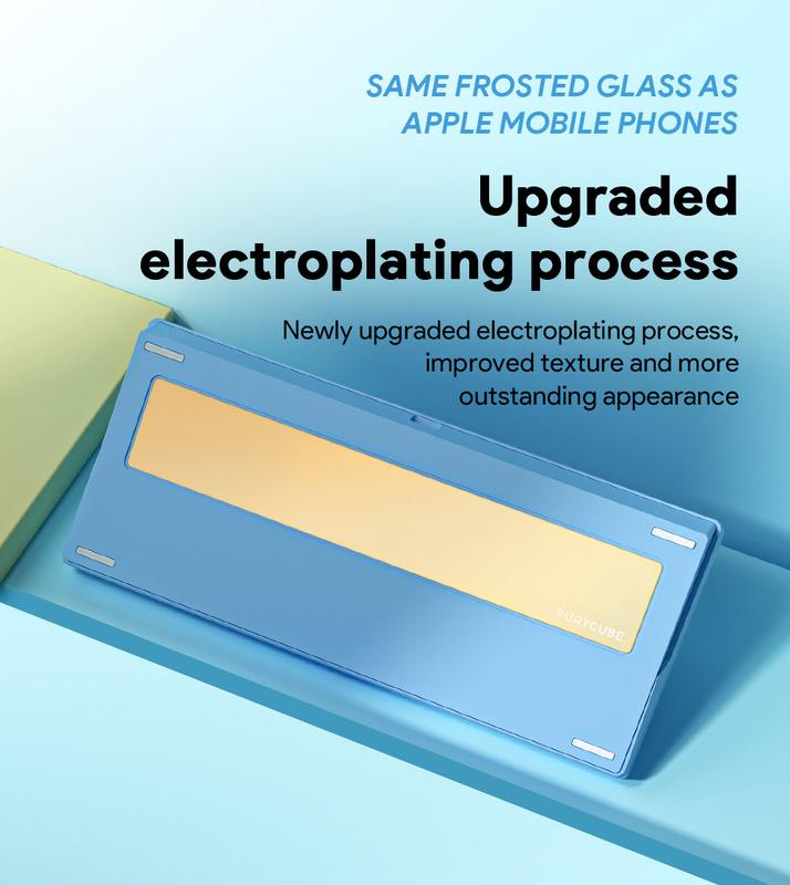 FURYCUBE F75PRO RGB Aluminium Mechanical Keyboard 75% GASKET Structure Bluetooth Gaming Keyboard