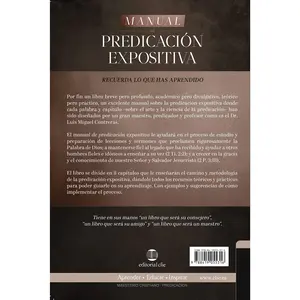 Manual de Predicación expositiva: Recuerda lo que has aprendido