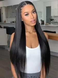 Belle Show Long Straight Bundles Extensions, 8 Bundles Hair for Women, 22 24 26 Inch, Synthetic, Heat Resistant