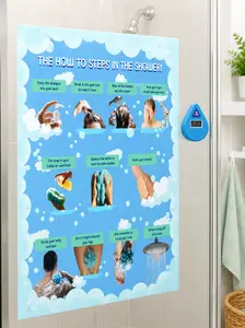 Stick-On Shower Helper