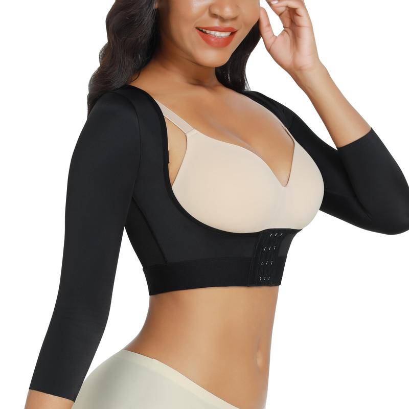 FeelinGirl Upper Arm Shaper for Women Post Surgery Slimming Compression Sleeves Arm Lipo Compression Garments Bras Women