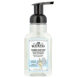J R Watkins Foaming Hand Soap, Ocean Breeze, 9 fl oz (266 ml) J R Watkins Foaming Hand Soap, Ocean Breeze, 9 fl oz (266 ml)