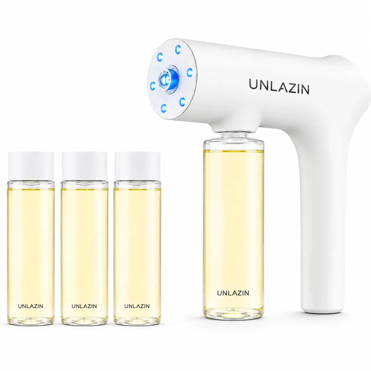 Nano Blue Light Probiotic Deodorizer, indoor odor removal, pet deodorant. Bio-enzymes break down urine, disinfect and deodorize, Plant-extracted, safe and non-toxic for pets, Floral scent Air Freshener Spray