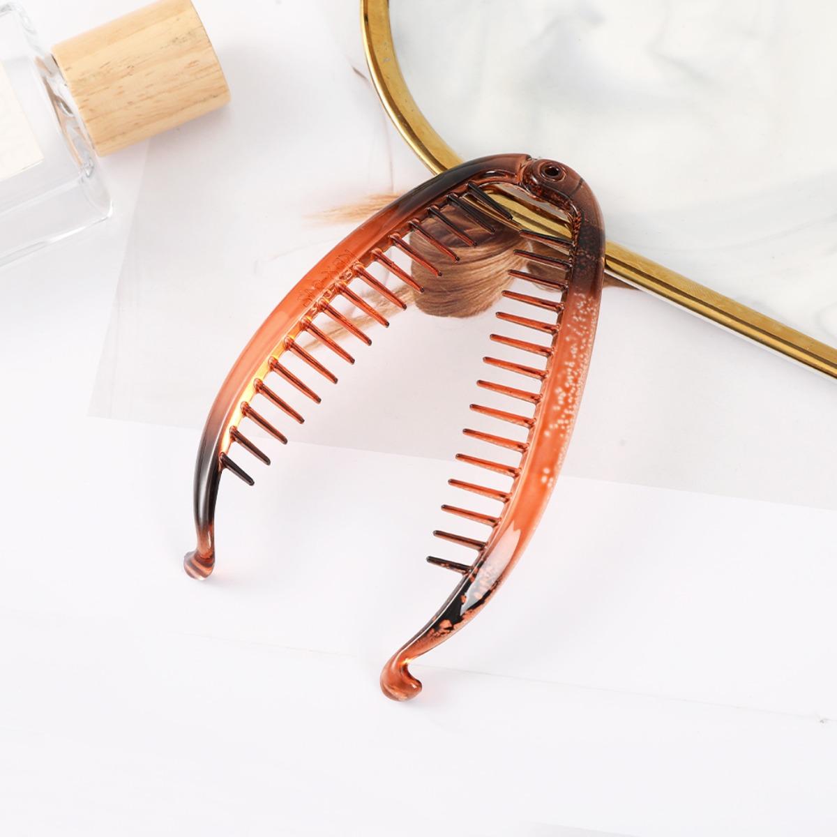 AWAYTR Banana Clip Hair Clips - Volumizing Hair Claw Clips & Hair Styling Accessories for Thick & Thin Hair 4Pack Non Slip Ponytail Holders