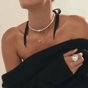 Find Your Elegance – Grab the Viral Pearl Ring, AAA+ White/Grey Shell & CZ Rose Floral Geometric 925 Silver Adjustable Stackable Ring