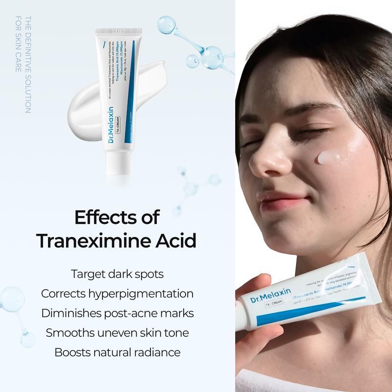 TX Cream 50ml Nano Tranexamic Acid | Hyaluronic Niacinamide | Soft Creamy Texture | For Sensitive & Dry Skin | Daily Night Skincare | Post-Sun Repair & Office Dryness Relief