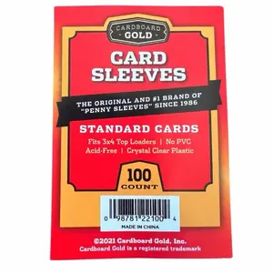 Trading cards sleeves, 100 count 3 x 4