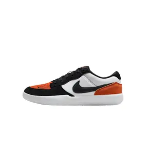Nike SB Force 58 Low-Top Skate Shoes for Men and Women with Comfortable Thin Sole, Slip-Resistant, Breathable Design in Black and White Trending Shoes, House White Official Shoes to Get / Maison Mihara