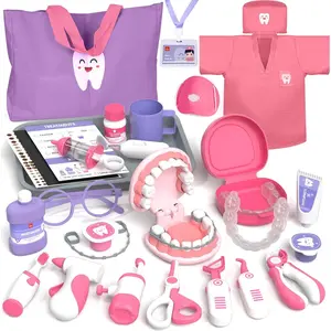 Doctor Kit for Toddlers 3-5 Girls, Kids Dentist Play Set, Toys for 3 4+ Year Old Girls, Pretend Play for Toddlers, Kids Doctor Playset, Medical Kits for Boys 3 4 5