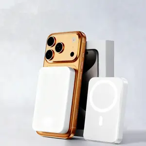 10000mAh Magnetic Power Bank Fast Charging Mag/Safe Battery Pack for iPhone12/13/14/15/16/17 Series Compact WirelessPortable Charger carga wireless estilo  gadget