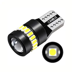 194 LED Light Bulb 6000K White 168 2825 W5W T10 Wedge 24-SMD 3014 Chipsets LED Replacement Light Kit Error Free for Car Interior Dome Map Door License Marker Lights