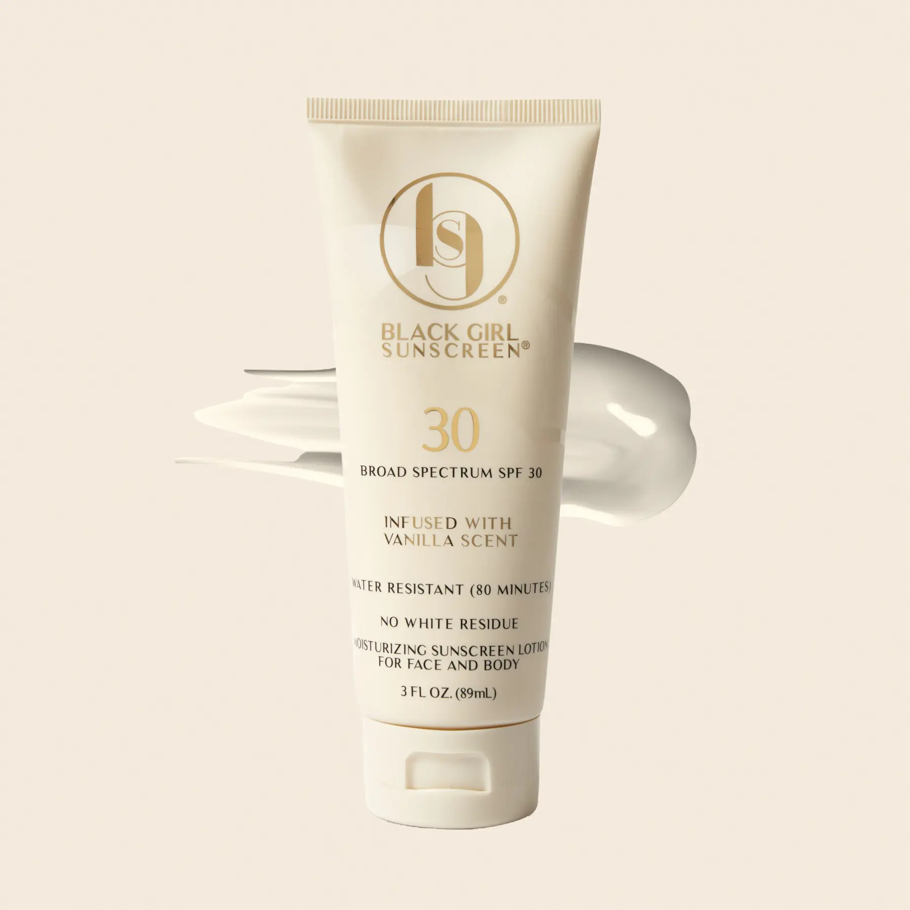 Black Girl Facial Sunscreen - Broad Spectrum SPF 30, 30 mL Hydrating Vanilla Scent Sunflower & Avocado Oil Moisturizer with Skin Restore Benefits