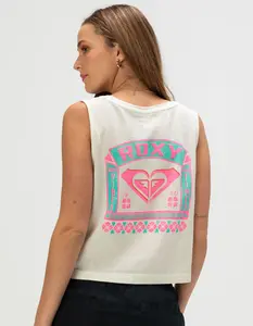 ROXY Wildflower Womens Boxy Muscle Tee