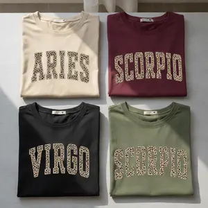 [LEAVE A NOTE OR NOT EST YEAR] Full 12 Minimalist Zodiac t-shirt – Astrology Sign “EST.” Year t-shirt for Men and Women, Minimalist Unisex Pullover, Perfect Horoscope Gift for Zodiac Lovers - SoftHype Apparel