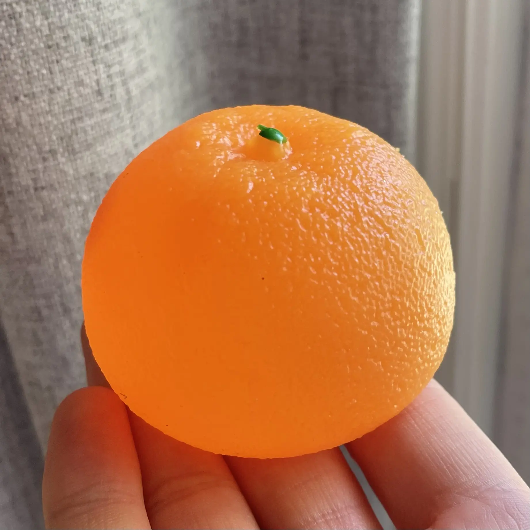 Realistic Maltose Orange Squishy – Scented Chewy Stress Ball, Slow Rebound Fidget Toy for ADHD Relief