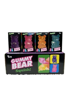 Swirl Bears Maltose Gummy Bear Squishy - Glitter & Vortex Edition