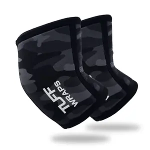 TUFF Power Elbow Sleeves 7mm (Black Camo)
