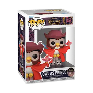 Funko Pop Vinyl Figure Disney Sleeping Beauty Owl As Prince 1458