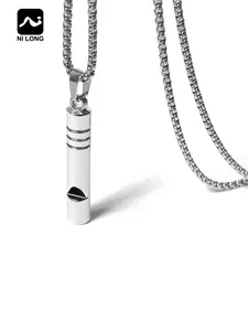 Whistle Emergency, Whistle Necklace Keychain Loud up to 120db, Outdoor Survival Supplies, Emergency Survival Whistles for Kids Women Men,Safety Whistles for Camping Hiking