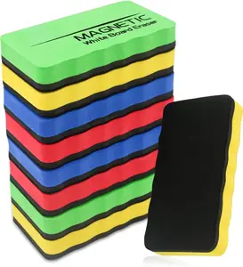 Dry Erase Erasers, Magnetic Whiteboard Erasers 8 Pack, Magnetic Dry Erasers for White Board, White Board Markers Dry Erase, Ideal for Classroom, Home, Office