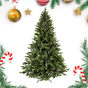 YimHouse Premium Realistic Nordmann Artificial Christmas Tree with Metal Stand