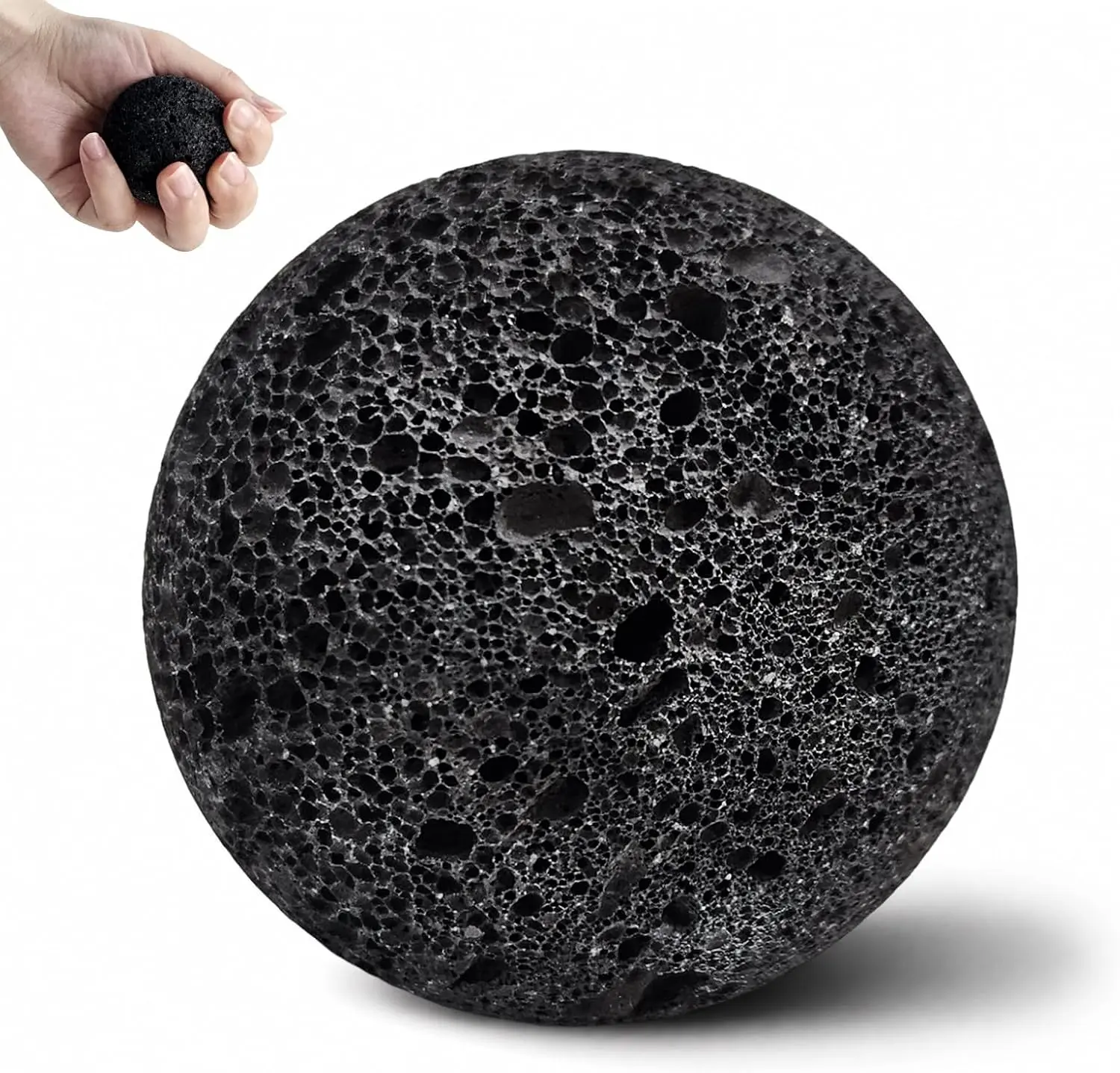 Compact Textured Callus Ball - Moon Grip Rock Finger Exerciser, Secure Hold, Non-Sweat Skin Conditioning Fidget Tool for Climbing, Weightlifting Athletes