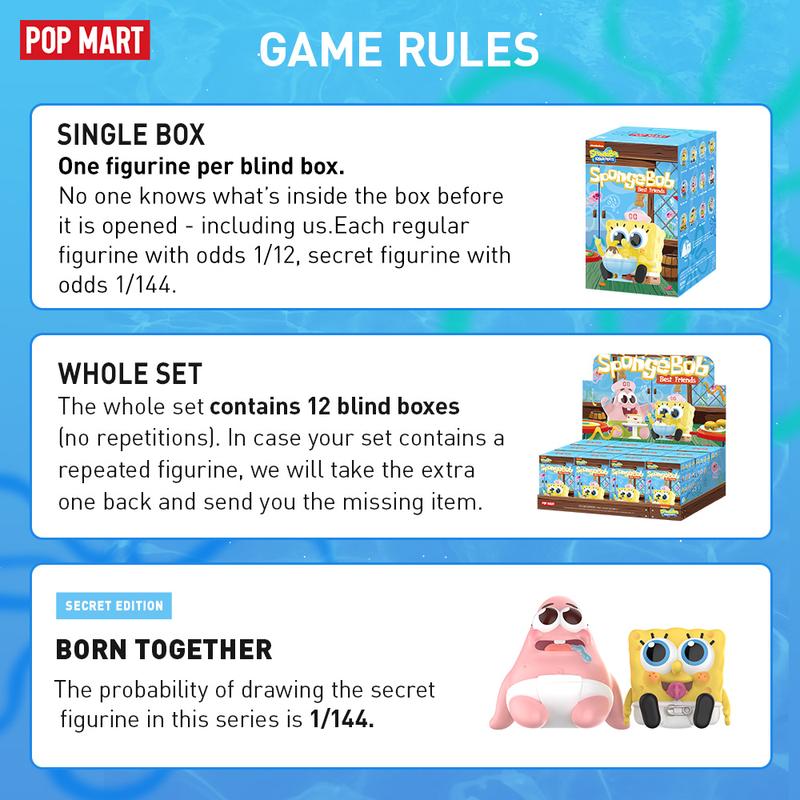 POP MART SpongeBob Best Friends Series Figures