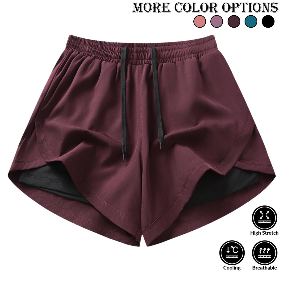 Women’s summer shorts 5-pack — fashionable, versatile outdoor casual athletic shorts; multiple colors available; women’s shorts, summer shorts