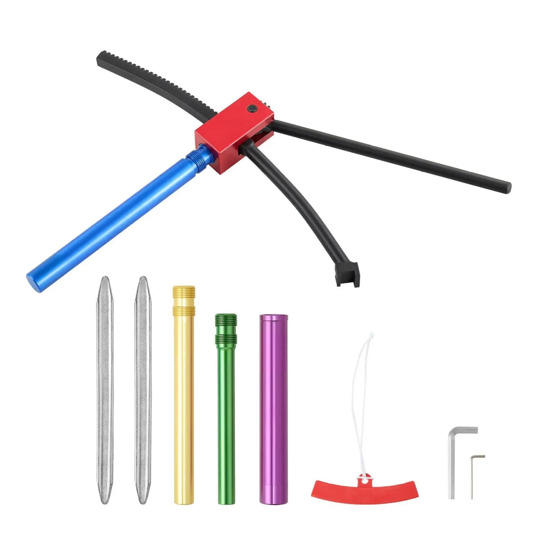 Dirt Bike Tire Changing Tool Kit 16-21 Inch Wheels, Motorcycle Tire Changer with 2 Irons & Adapters Default
